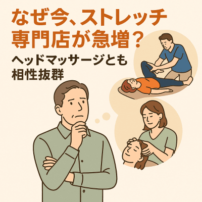 ストレッチ専門店が急増